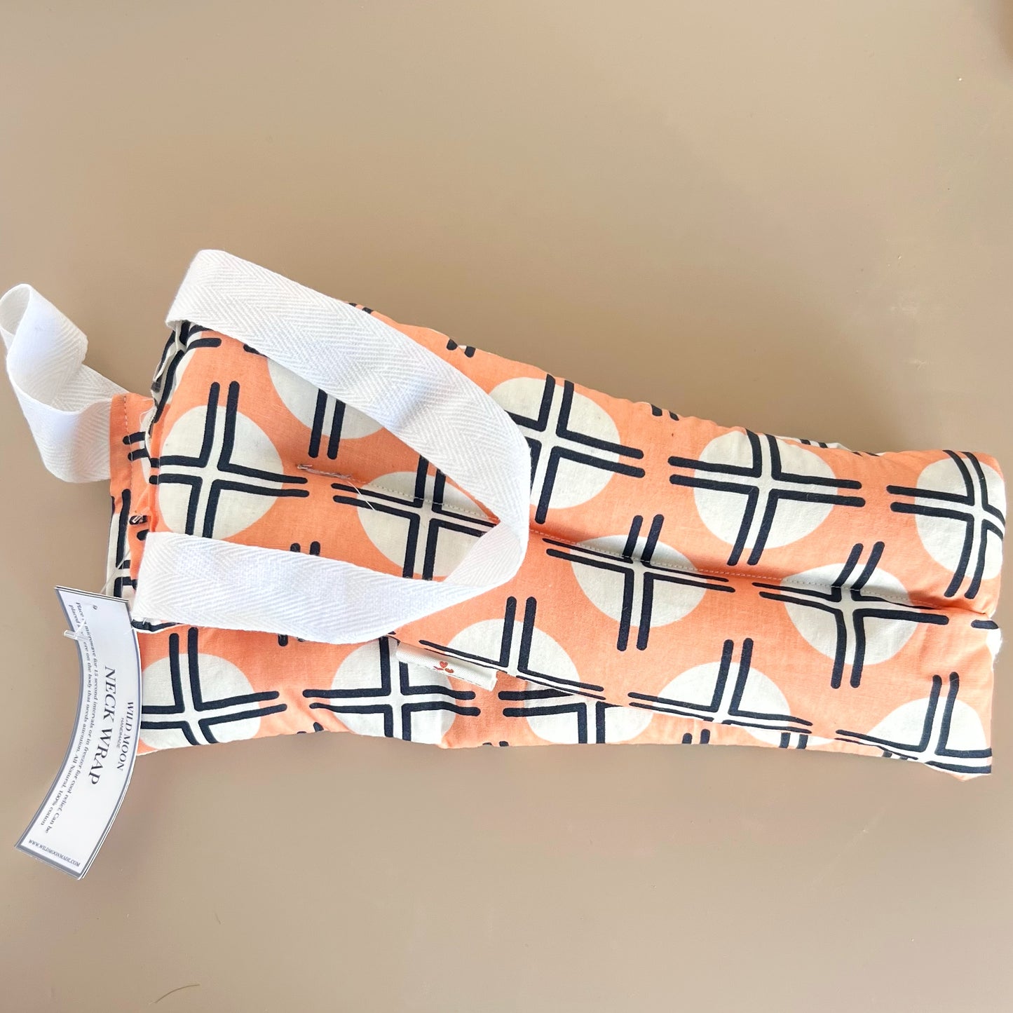 Neck Wrap XL - Coral and Black CLEARANCE