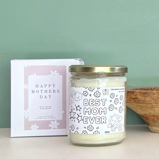 Mothers Day Color Your Own Candle