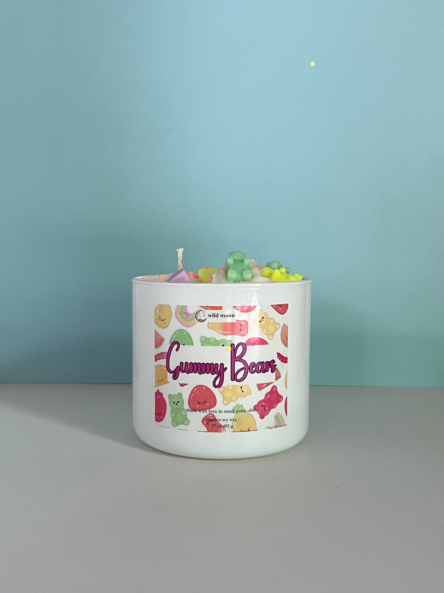 Gummy Bear Decorative Candle