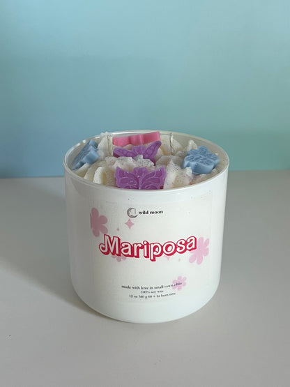 Mariposa Decorative Candle