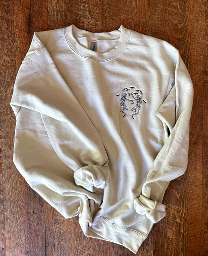 Dancing Skeleton Crewneck Sweater