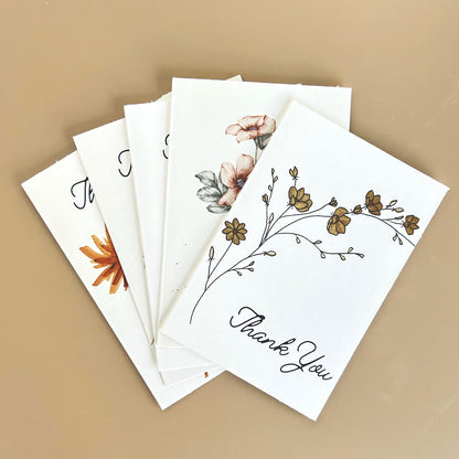 Notecards Blank 5pk CLEARANCE