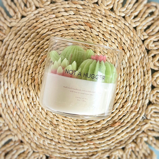 Not A Hugger Cacti Candle
