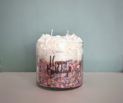 Happy Birthday Decorative Candle