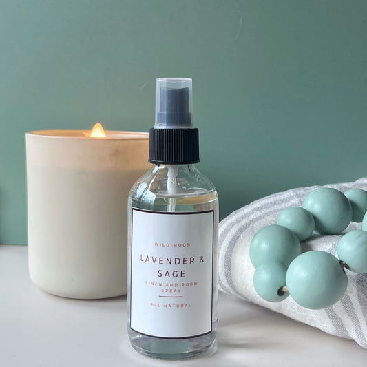 Lavender and Sage Linen and Room Spray All Natural